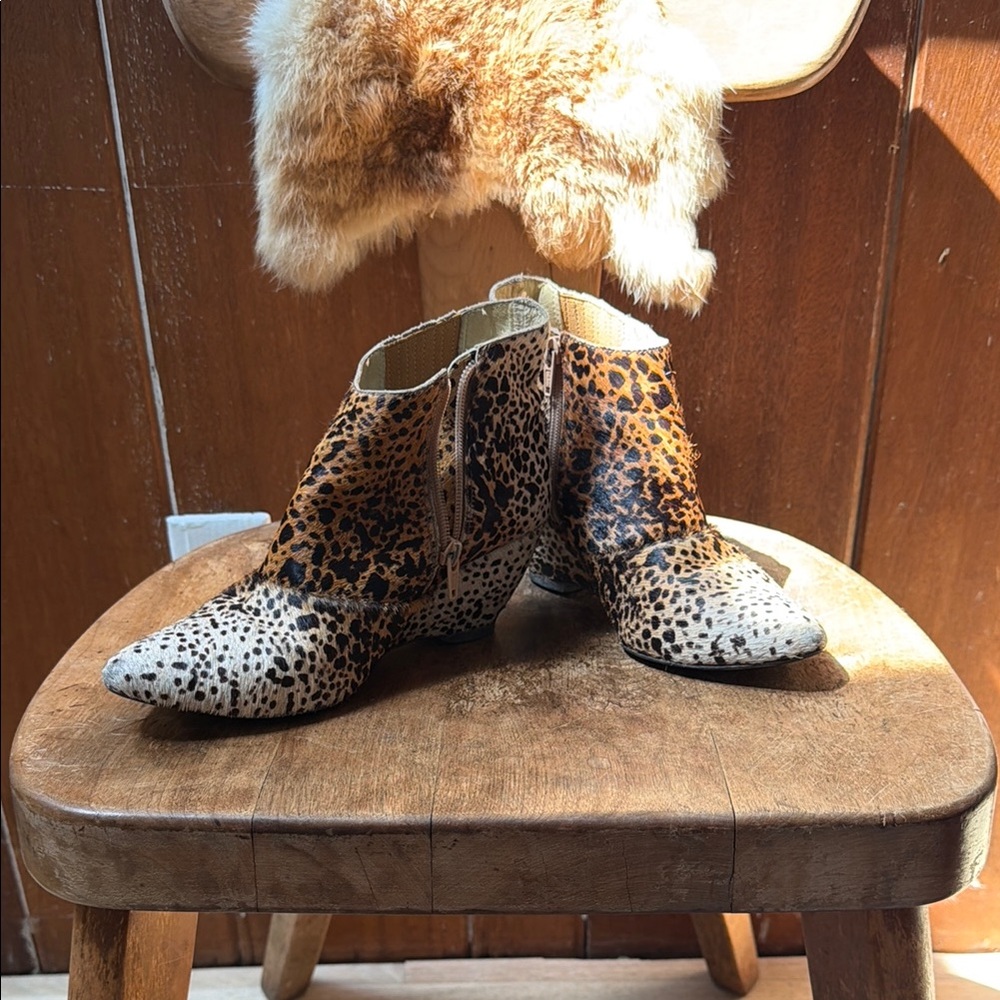 Matisse Leopard Print Ankle Boots - Women